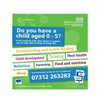 Text a health visitor 07312 263283